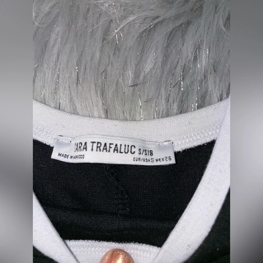 SOLD—— Zara Tank Top Dress - w. strip on side - Sz: S - Picture 2 of 4